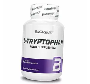 Триптофан в капсулах, L-Tryptophan, BioTech (USA)  60капс (27084024)