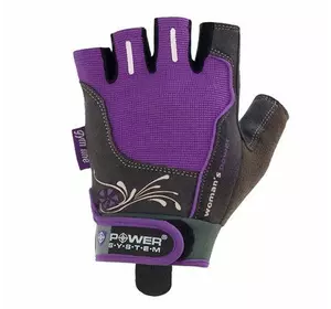 Перчатки для фитнеса и тяжелой атлетики Woman’s Power PS-2570 Power System  S Фиолетовый (07227009)