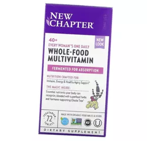 Ежедневные Мультивитамины для женщин 40 +, Every Woman's 40+ One Daily Multivitamin, New Chapter  72вегтаб (36377023)