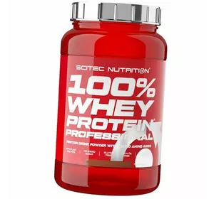 Сывороточный Протеин с пищеварительными ферментами, 100% Whey Protein Prof, Scitec Nutrition  920г Ягода-ваниль (29087010)