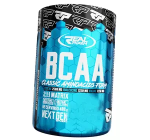 BCAA для мышечной массы и похудения, BCAA powder, Real Pharm  400г Ананас (28055002)