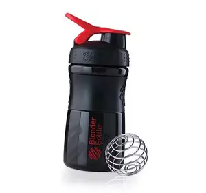 Шейкер SportMixer Blender Bottle  590мл Черно-красный (09234003)