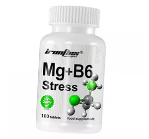 Магний В6 от стресса, Mg + B6 Stress, Iron Flex  100таб (36291012)