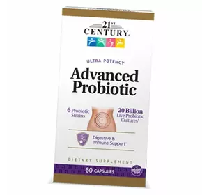 Пробиотики, Advanced Probiotic, 21st Century  60капс (69440005)