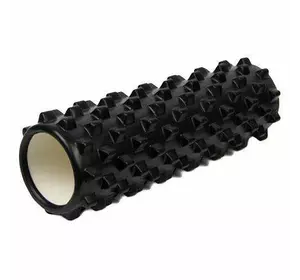 Роллер для йоги и пилатеса Rumble FI-4942    45см Черный (33508029)