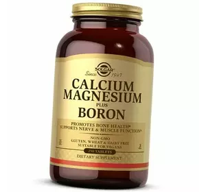 Кальций Магний Бор, Calcium Magnesium Plus Boron, Solgar  250таб (36313176)