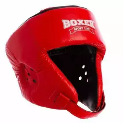Шлем боксерский открытый Boxer 2029 No branding  M Красный (37429470)