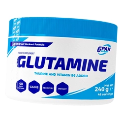 Глютамин и Таурин, Glutamine, 6Pak  240г Без вкуса (32350001)
