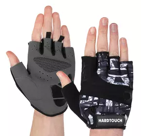 Перчатки для фитнеса FG-9523 Hard Touch  S Черно-белый (07452011)