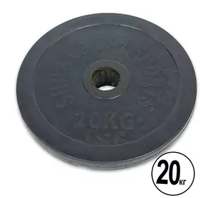 Блины (диски) обрезиненные Shuang Cai Sports TA-1449 FDSO  20кг  Черный (58508113)