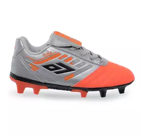Бутсы футбольная обувь детская 2004-31-36 Tika  35 Оранжево-серый (57564007)