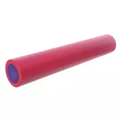 Роллер для йоги и пилатеса гладкий FI-9327-90     Розово-фиолетовый (33508378)