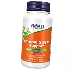 Контроль кортизола, Adrenal Stress Support with Relora, Now Foods  90вегкапс (71128116)
