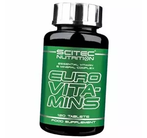 Комплекс Витаминов, Euro Vita-Mins, Scitec Nutrition  120таб (36087003)