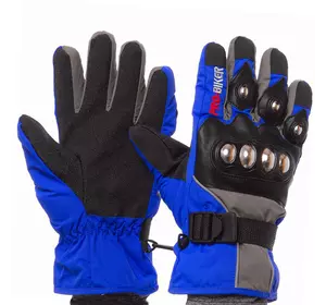 Мотоперчатки зимние Pro-Biker MS-4318 FDSO  M Сине-черный (07508125)