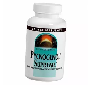 Ягодно-растительный антиоксидантный комплекс, Pycnogenol Supreme, Source Naturals  30таб (70355004)