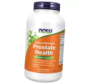 Комплекс для здоровья предстательной железы, Prostate Health Clinical Strength, Now Foods  180гелкапс (71128153)