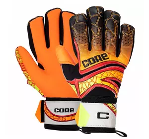 Перчатки вратарские с защитой пальцев FB-9533 Core  9 Оранжевый (57568008)