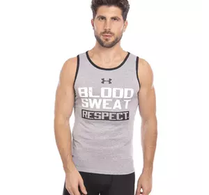 Майка компрессионная спортивная мужская UAR Blood Sweat CO-040 No branding  XL Серый (06429315)