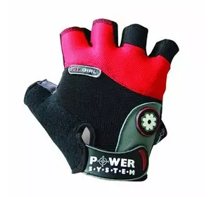 Перчатки для фитнеса и тяжелой атлетики PS-2900 Power System  XS Черно-красный (07227021)