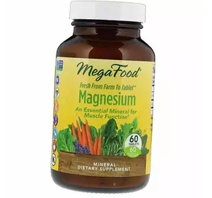 Магний Бисглицинат, Magnesium, Mega Food  60таб (36343044)