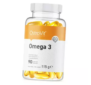 Жирные кислоты, Омега 3, Omega 3, Ostrovit  90капс (67250005)