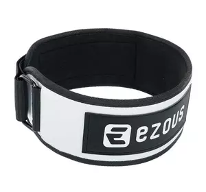 Пояс атлетический усиленный регулируемый Leather Sprot Belt O-01  Ezous  S Черный (34636006)