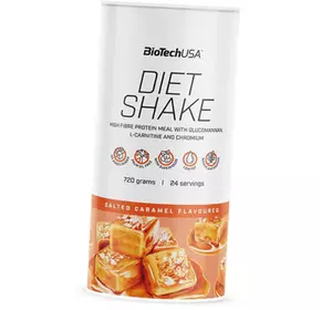 Диетический коктейль с протеином и пищевыми волокнами, Diet Shake, BioTech (USA)  720г Соленая карамель (29084028)