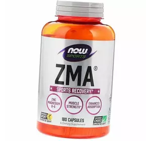 ЗМА, восстановление после физической активности, ZMA, Now Foods  180капс (08128003)