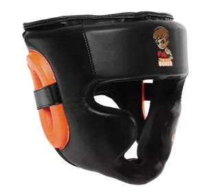 Шлем боксерский с полной защитой детский BO-8545 Core  M Черно-оранжевый (37568008)
