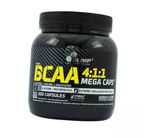 BCAA в капсулах, BCAA 4:1:1 Mega Caps, Olimp Nutrition  300капс (28283006)