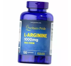 Аргинин, L-Arginine 1000, Puritan's Pride  100каплет (27367012)