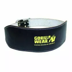 Пояс Full Leather широкий Gorilla Wear  L/XL Черный (34369002)