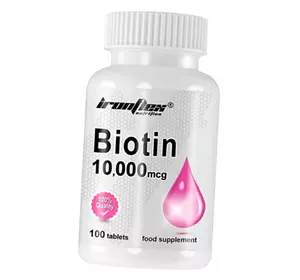 Биотин таблетки, Biotin 10000, Iron Flex  100таб (36291015)