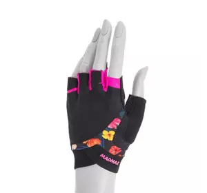 Перчатки для фитнеса MFG-770 MadMax  XS Черно-розовый (07626006)
