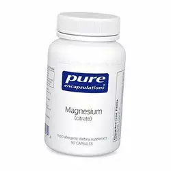 Магний Цитрат, Magnesium Citrate, Pure Encapsulations  90вегкапс (36361007)