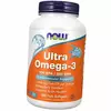 Омега 3, Ultra Omega-3 Fish Gelatin, Now Foods  180гелкапс (67128027)