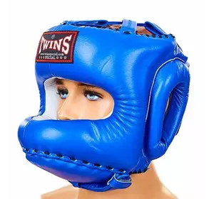 Шлем боксерский с бампером HGL-10 Twins  M Синий (37426022)