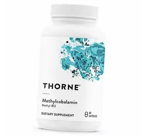 Витамин В12, Метилкобаламин, Methylcobalamin, Thorne Research  60капс (36357004)