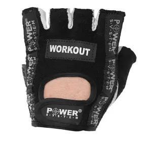 Перчатки для фитнеса и тяжелой атлетики Workout PS-2200 Power System  M Черный (07227002)