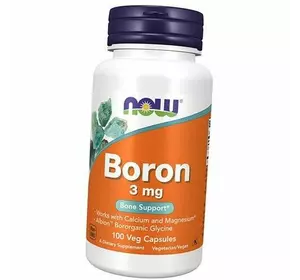 Бор, Boron 3, Now Foods  100вегкапс (36128087)