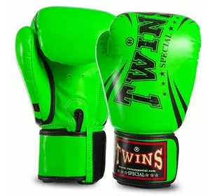 Перчатки боксерские FBGVSD3-TW6 Twins  12oz Зеленый (37426071)