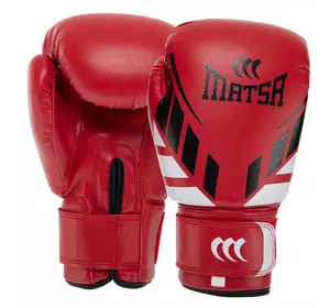 Перчатки боксерские Юниор MA-7757 Matsa  14oz Красный (37240046)