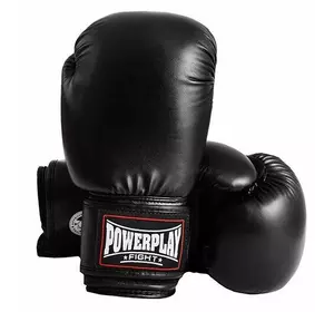 Боксерские перчатки 3004 Power Play  10oz Черный (37228004)