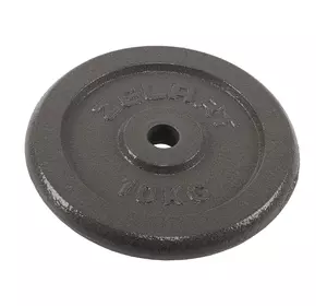 Блины (диски) стальные TA-7789 Zelart  10кг  Серый (58363143)