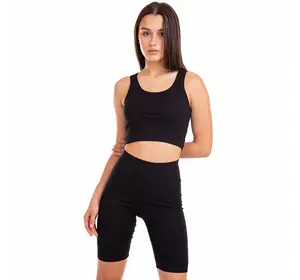 Комплект спортивный для фитнеса и йоги Лорелина CO-3795 VSX  XS Черный (06425119)