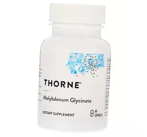 Хелатный Молибден, Molybdenum Glycinate, Thorne Research  60капс (36357011)