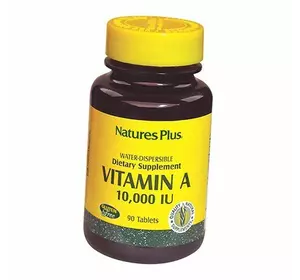 Витамин А, Vitamin A 10000, Nature's Plus  90таб (36375126)