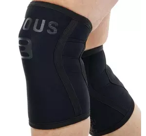 Наколенники для приседаний со штангой Knee Sleeve A-06 Ezous  S Черный (35636046)