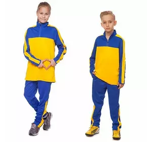 Костюм спортивный детский LD-2003T No branding  28 Сине-желтый (06429241)